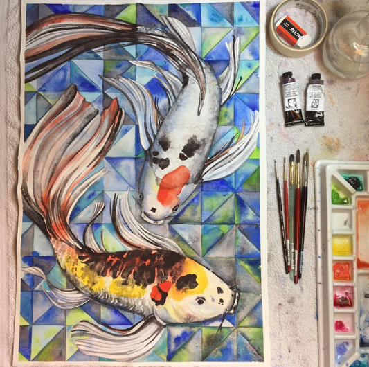 Throwback to Koi Fish and Geometric Times