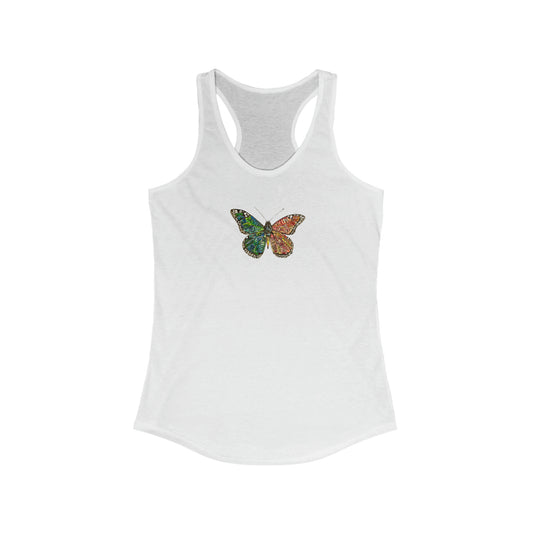 Opposing Forces Butterfly Women's Ideal Racerback Tank