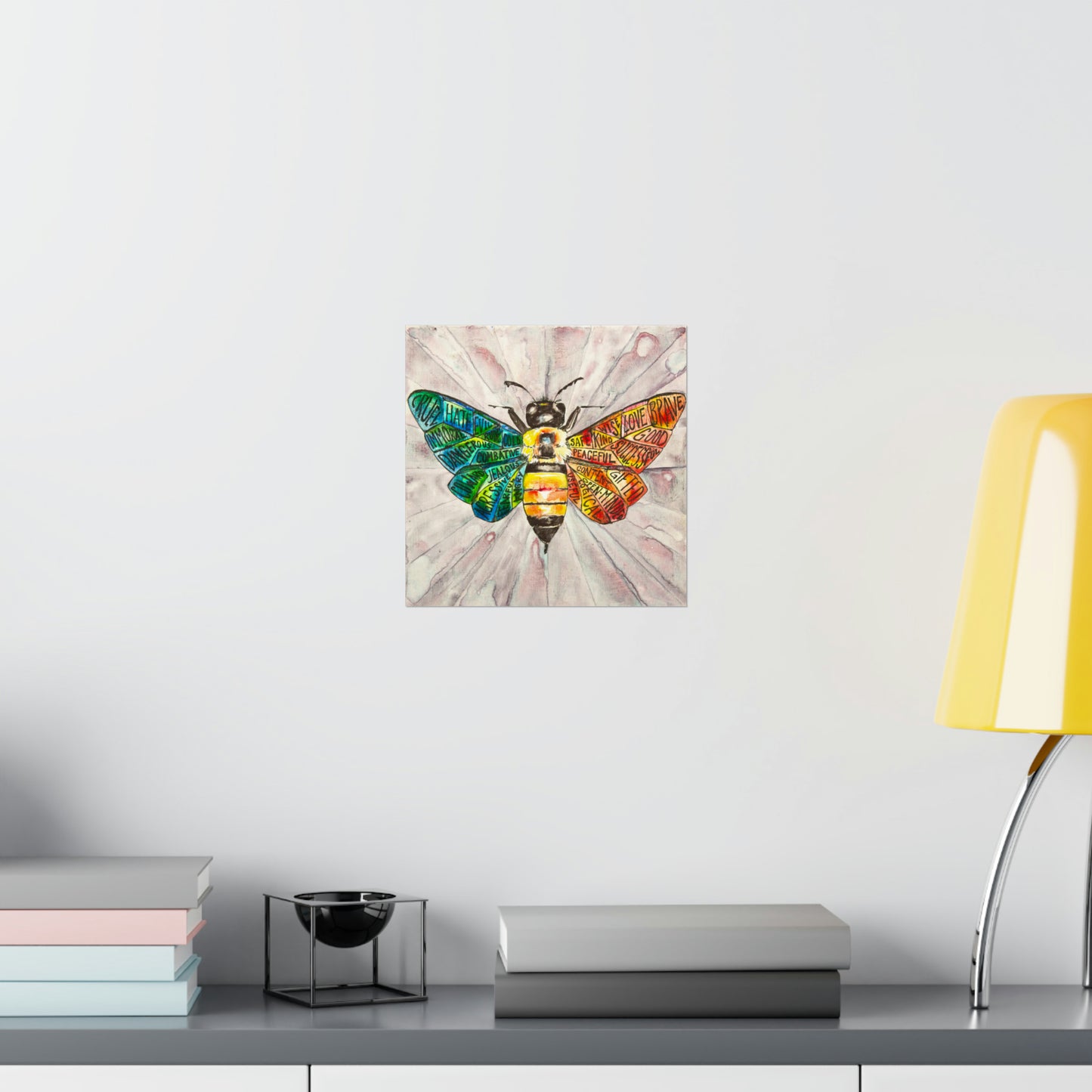 Opposing Forces Bumble Bee Print